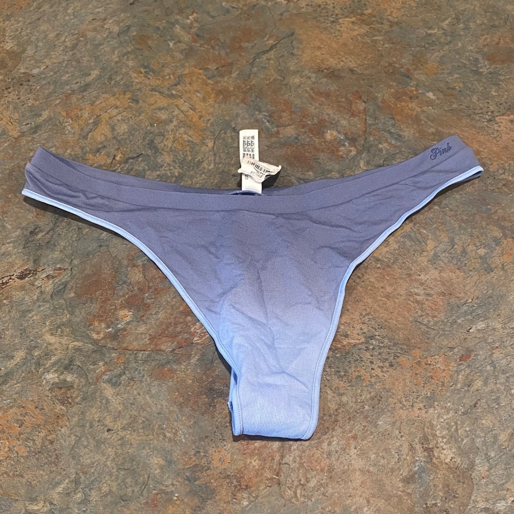 Victoria's Secret Blue Ombré Thong Medium NWT